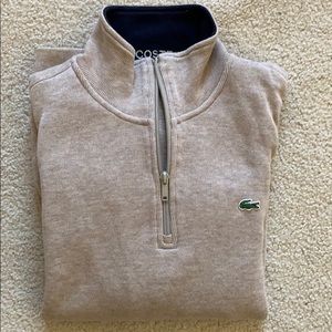 Lacoste men’s beige pullover size FR 6 (US XL)